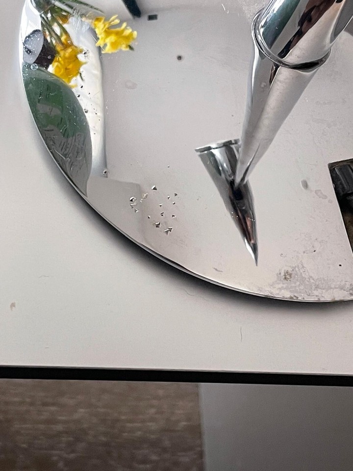 Original Philippe Starck Ara Chrome Table Lamps for Flos in perfect