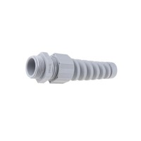 2X HT-K PG11 RAL7001 Kabelverschraubung Mit Knickschutz PG11 IP68 Mat: Polyamid