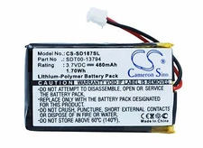 Cameron Sino 3.7V 460mAh Li-Poly Replacement Battery For SPORTDOG SD-1875 Remote
