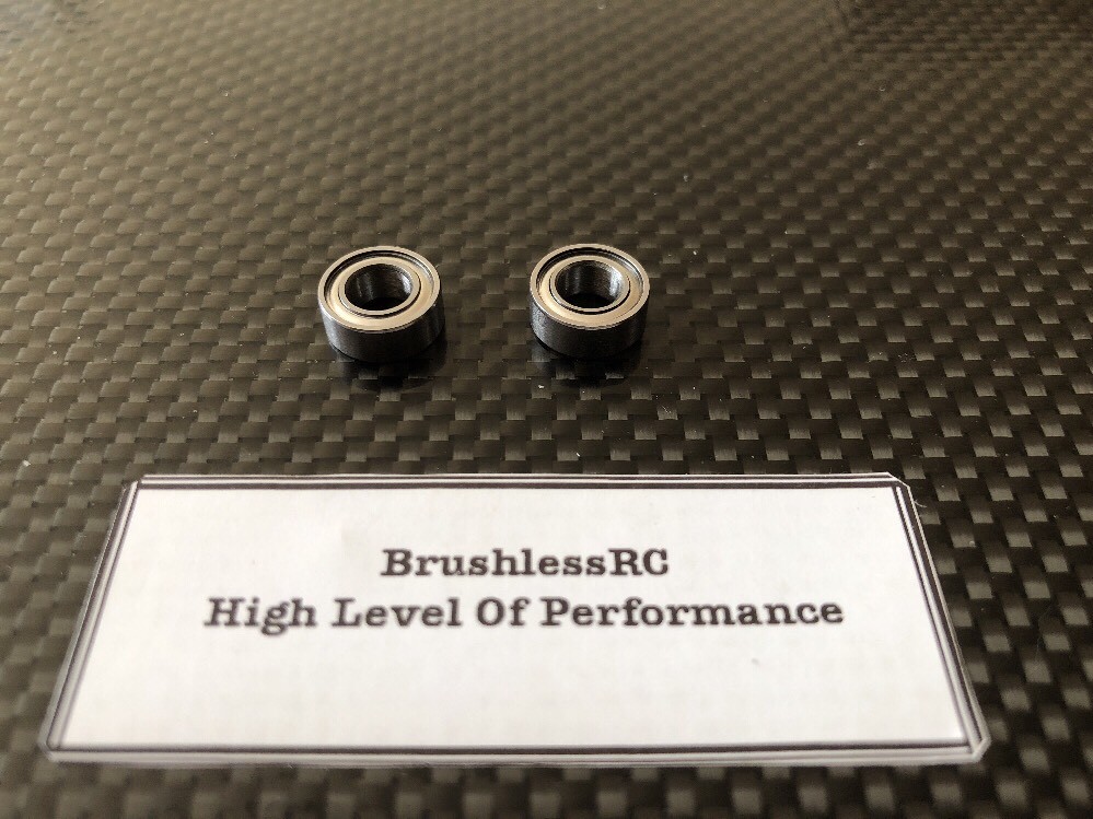 Low Friction Metal Shielded RC Car Ceramic Bearings 5x10x4mm