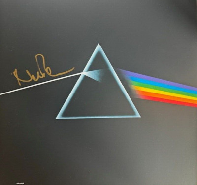 Nick Mason SIGNED The Dark Side Of The Moon LP Vinyl Pink Floyd New Proof