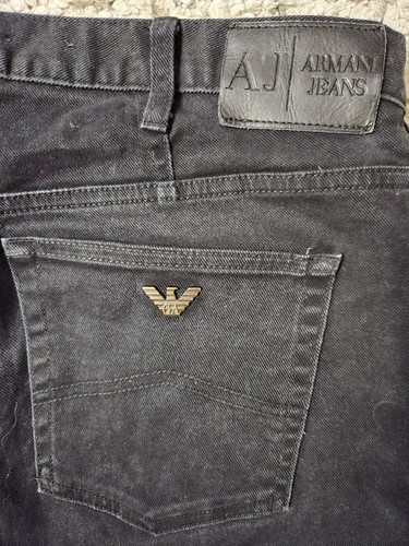 Armani Jeans Men's Black Checkered Jeans Size 34 / 32… - Gem Armani Jeans Men's Black Checkered Jeans Size 34 / 32… - Gem