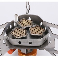 Compact 3 Heads Gas Stove for Backpacking and Outdoor Adventures 5800W