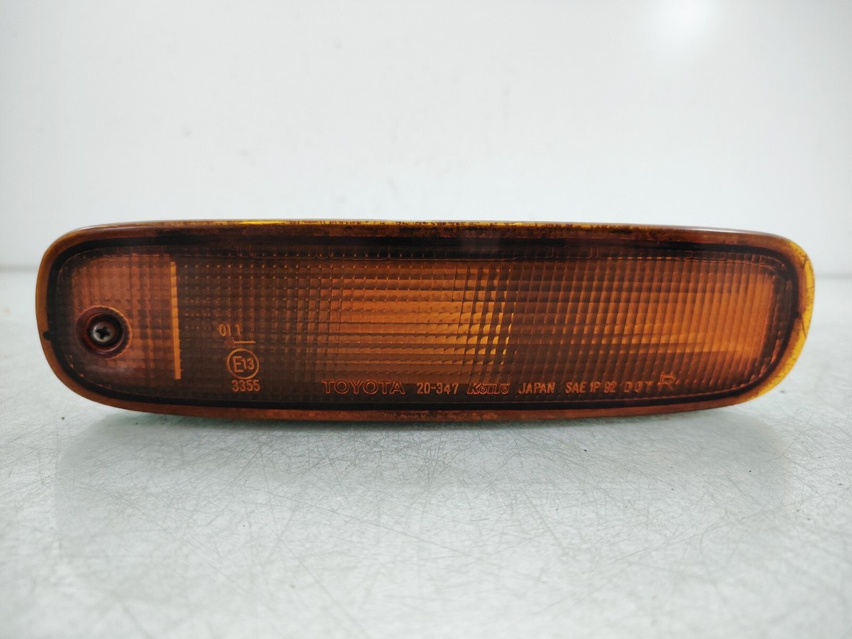 JDM Toyota Celica ST202 Front Bumper Amber Turn Signal Lamp Lights