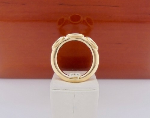 Authentic Chaumet Emerald Ruby Sapphire 18k Yellow Gold Ring - Picture 4 of 11