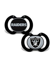 NFL Las Vegas Raiders Pacifier 2 Pack