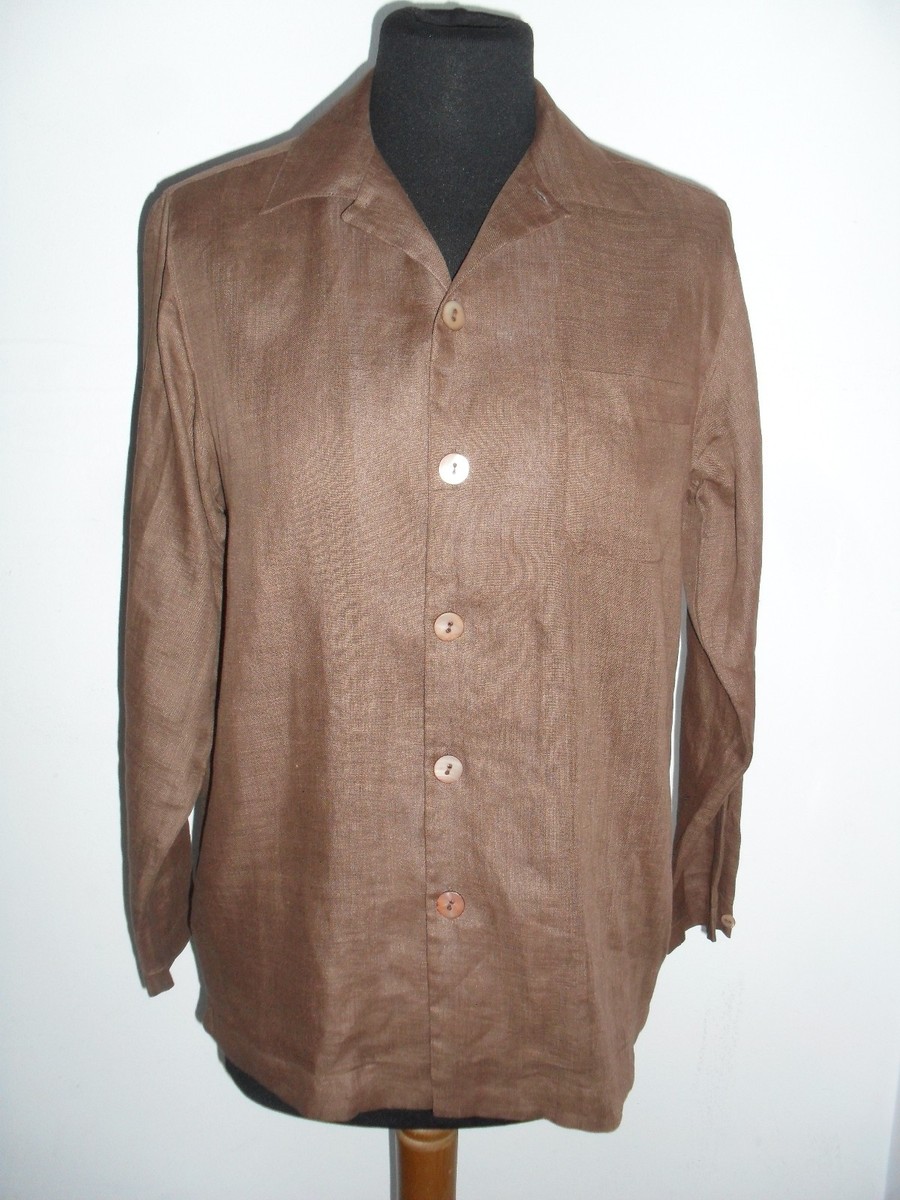 CAMICIA I PINCO PALLINO IN PURO LINO 14 anni RAGAZZA DONNA