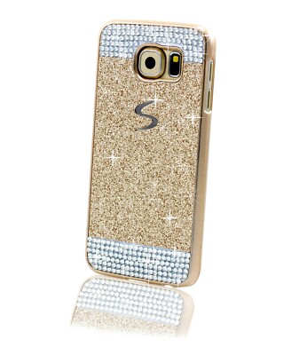 Bling Bling Handyhülle Handytasche Handy Hülle Glitzer für Frauen Zubehör Case 