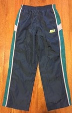 NIKE Boy's Core GFX Wind Pants Athletic Sports Fully Lined New Squa Blue