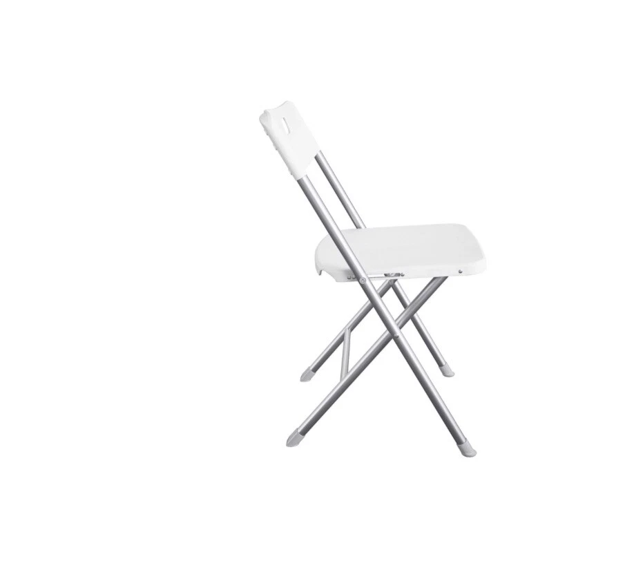 Assento e cadeira dobrável traseira de resina Mainstays, branca - Imagem 2 de 4