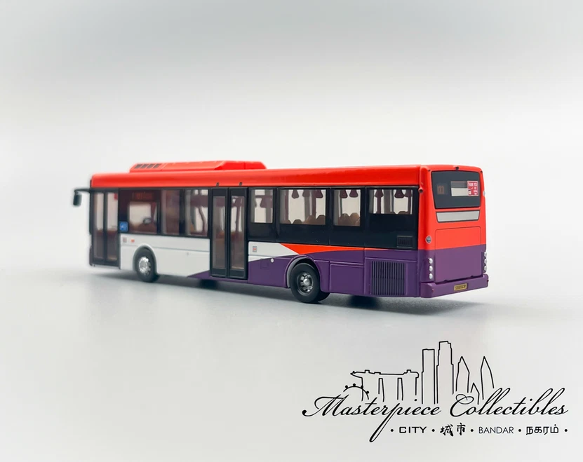 Singapore Bus Alloy Model 123 Route 1/110 - Image 2 of 4