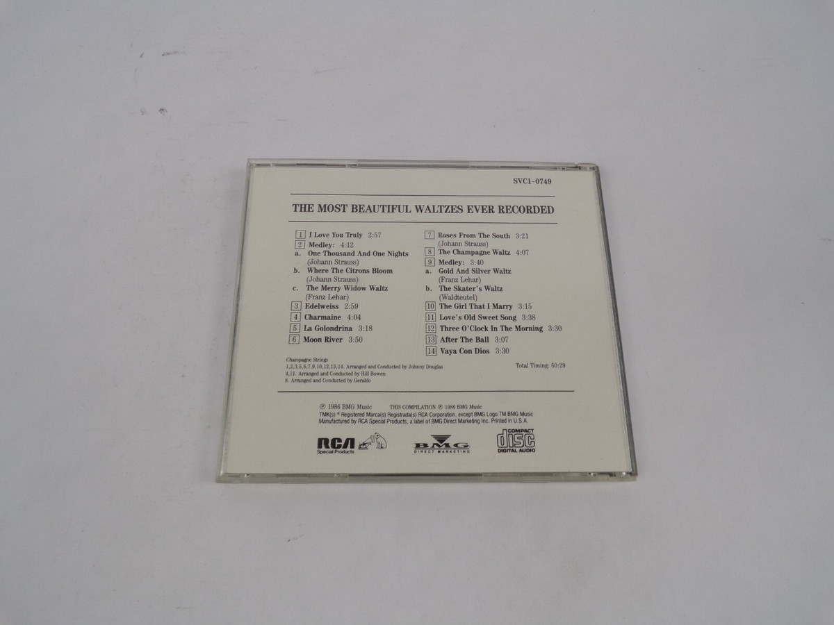 The Most Beautiful Waltzes Ever Recorded I Love You Truly Medley One CD#67