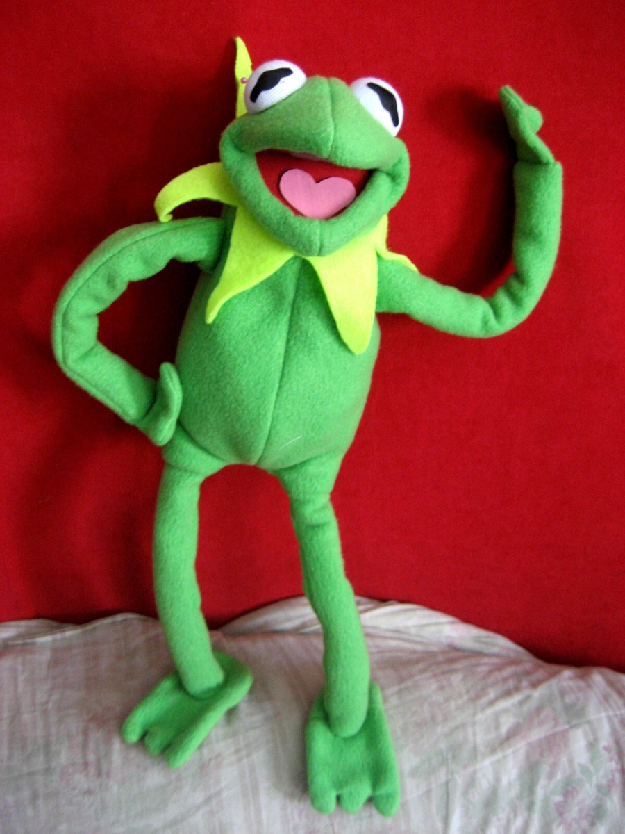 Rene Kermit La Rana Peluche Peluche Muppets Kermit Rana Rene 40 Cm Mercado  Libre, image size:900x1200