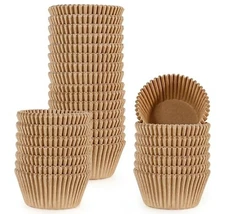 600Pcs Caperci Odorless Standard Cupcake Liners for Baking Greaseproof Paper