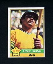 Reggie Jackson 1976 Topps (HOF) Oakland A's #500 NM+