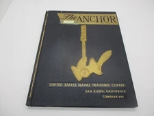 The Anchor United States Naval Training Center Company 1954 Yearbook San Diego