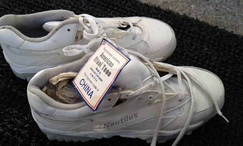 Men's Nautilus Steel Toe Sneaker White 