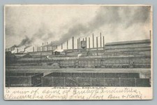 Steel Mill ENSLEY Alabama UDB Antique Indsutrial PC Jefferson County AL 1907
