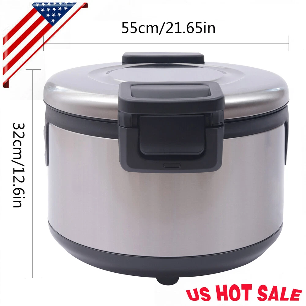 19L Electric Sushi Rice Warmer Commercial Non-stick Inner Pot Rice Cooker NEW