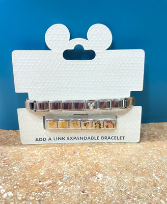 Disney Add A Link Charm Link Expandable Bracelet 6 Links Princesses Snow White