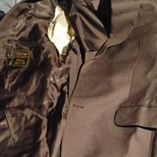 Kingsridge Brown Solid 2-Piece Suit Jacket Men's Regular Size S Made in USA