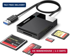 UGREEN SD Card Reader USB 3.0 Card Hub Adapter 5Gbps Read 4 Cards Simultaneously