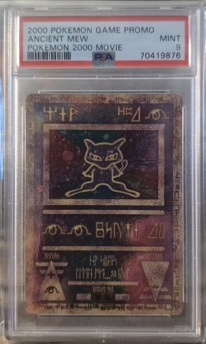 Ancient Mew Promo Pokemon the Movie 2000 Holo Card English PSA9