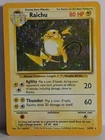 Raichu 14/102 Base Set Holo Unlimited Rare Vintage Card WOTC Pokémon TCG LP