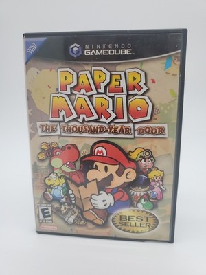 Paper Mario: The Thousand Year Door (GameCube, 2004)   Complete w/ Manual   Test