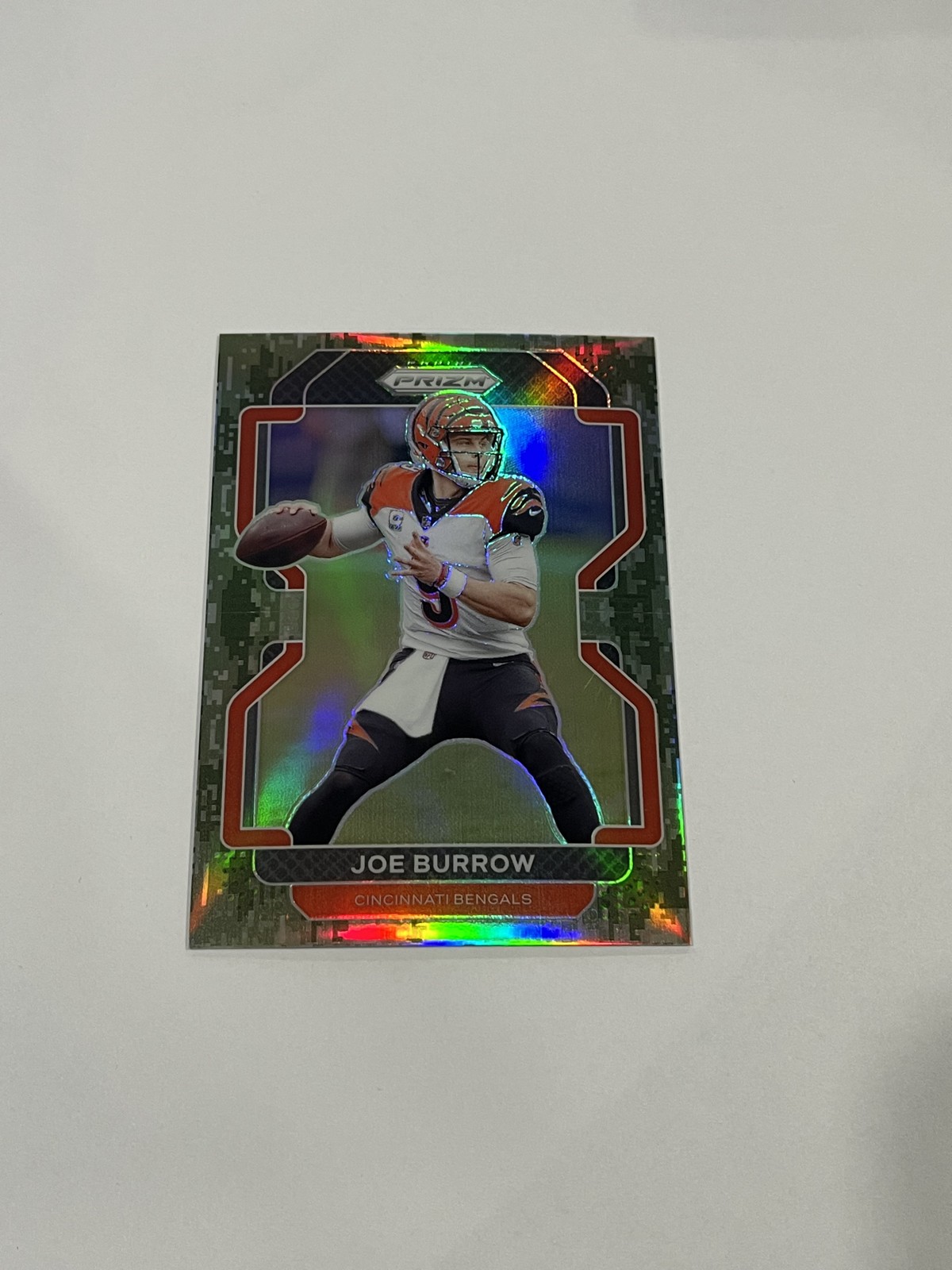 2021 Panini Prizm - Joe Burrow #273 Forest Camo Prizm 10/15