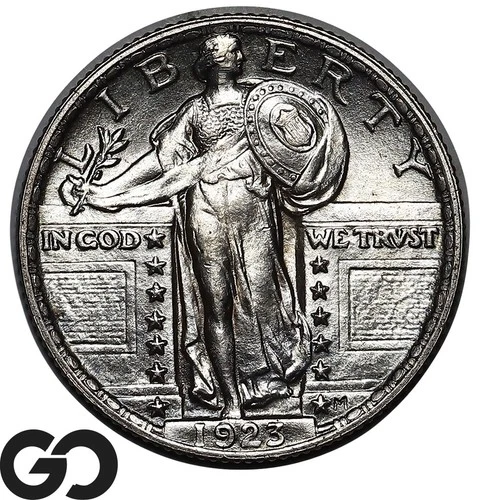 1923 Standing Liberty Quarter, Full Head, Gem BU++ FH