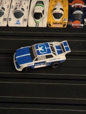 TOMY AURORA AFX BMW SLOT CAR 3 BLUE/WHITE COLOR HO SCALE VINTAGE