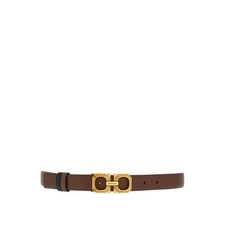 Ferragamo Gancini-Buckle Leather Belt, Size 95