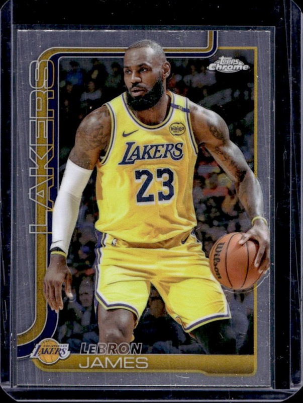 2025-26 Topps Chrome LeBron James #127 Lakers