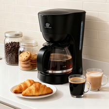 SUPERLEX Filterkaffeemaschine Kaffeemaschine Kaffee Kaffeefiltermaschine 1.25L