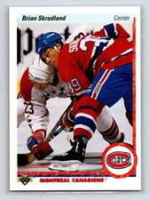 1990-91 Upper Deck - Brian Skrudland #93 Montreal Canadiens Hockey Card