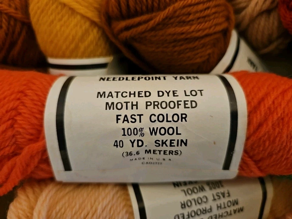 LOT OF 36 Skeins Elsa Williams Needlepoint Tapestry Wool 40 Yd NEW OLD STOCK - Image 4 of 4