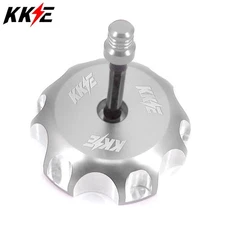 KKE Silver CNC Gas Fuel Cap For CRF250R CRF450R 2004 CRF250X CRF450X 2005-2017