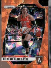 2024 Panini Prizm WNBA #114 Cheyenne Parker-Tyus Ice Orange Prizms
