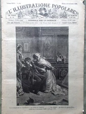 L'illustrazione Popolare 22 September 1889 Catastrophe Antwerp Rizzi Piedigrotta