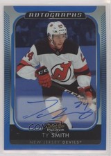 2021-22 O-Pee-Chee Platinum Blue Rainbow Auto Ty Smith #BA-TS Auto 7i2