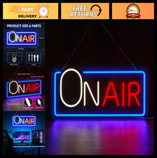 On Air LED Neon Sign, USB Powered Dimmable Decor Light for Music Recording Studi