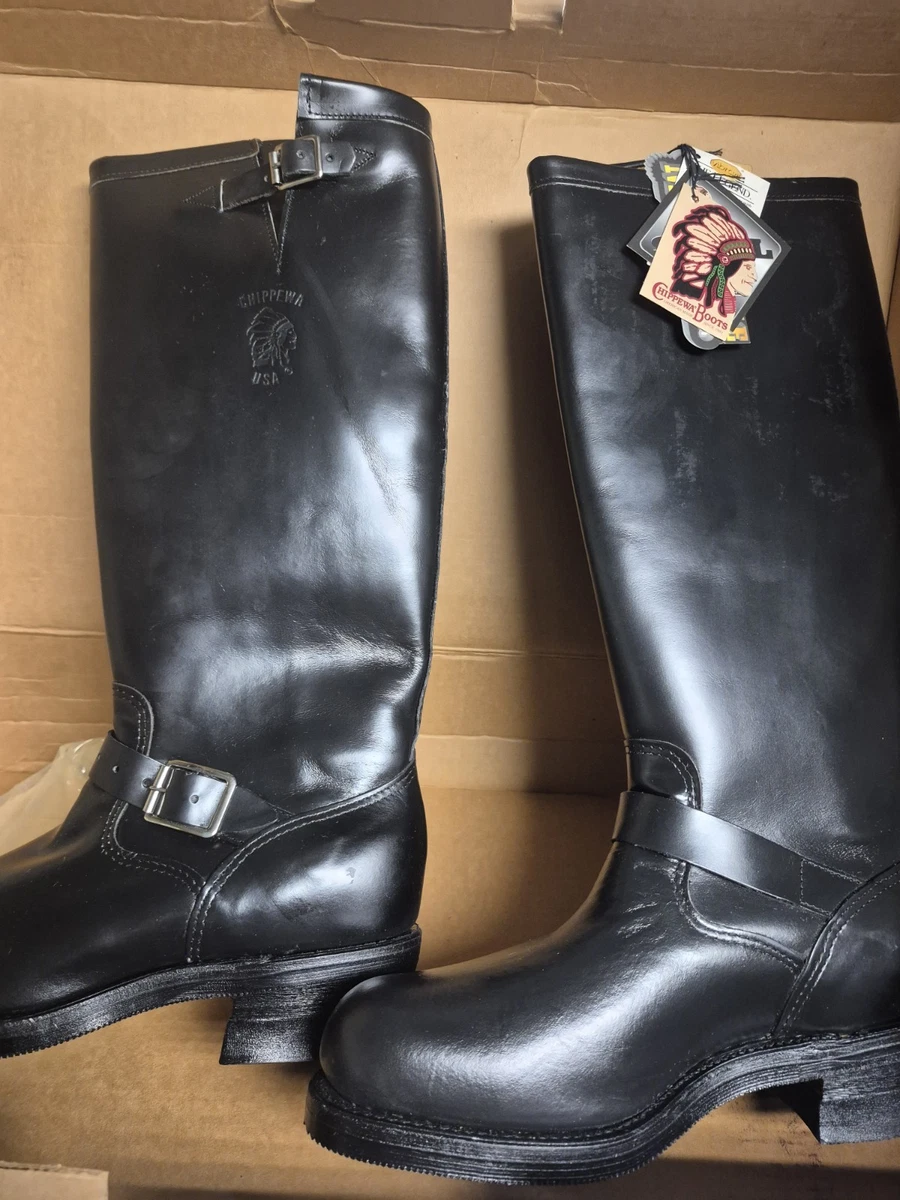Chippewa Motorcycle Boots with Steel Toe for Men for sale | eBay display picture 1