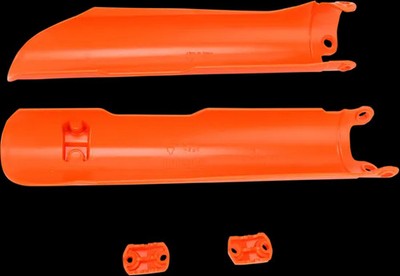 Acerbis Orange Lower Fork Cover Protector Guard Set KTM 144 EXC 00-07