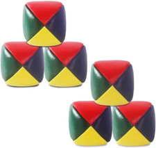 6 Pack Soft Juggling Balls for Beginners Juggle Balls Bulk Set for Juggler