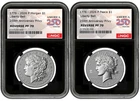 Pre-2026 Morgan &Peace Silver Dollar Reverse Liberty  Reverse NGC PF70 #2830BLK