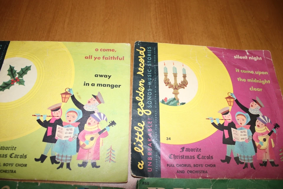 6 Vintage Children's Christmas Golden Records. copyright 1948 to 1951 - Image 4 of 4