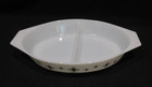 Pyrex "Compass" Snack Server Oval Divided Dish  — photo 1