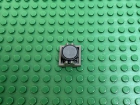 LEGO Old Dk Gray Magnet Holder Plate 2x2 Bottom w/Hole & Magnet 6969 6980 #30159