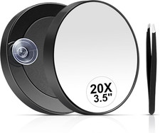 20X Magnifying Mirror, Small Travel Mirror wi...